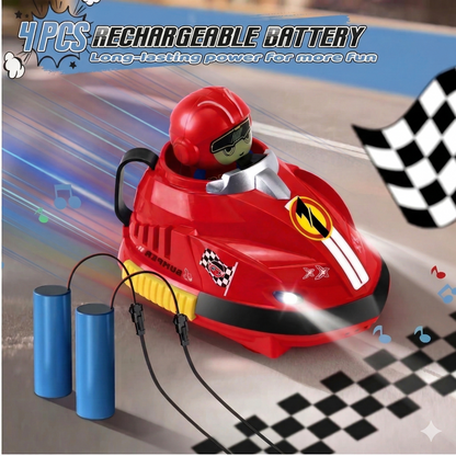 CrashKart™ RC Bumper Cars – Battle & Pop Racing Game for Kids & Adults