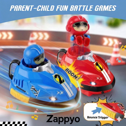 CrashKart™ RC Bumper Cars – Battle & Pop Racing Game for Kids & Adults