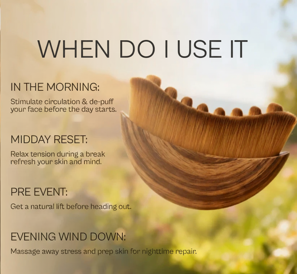 LumiSculpt™ Lymphatic Face Brush — De-Puff, Define & Glow Naturally